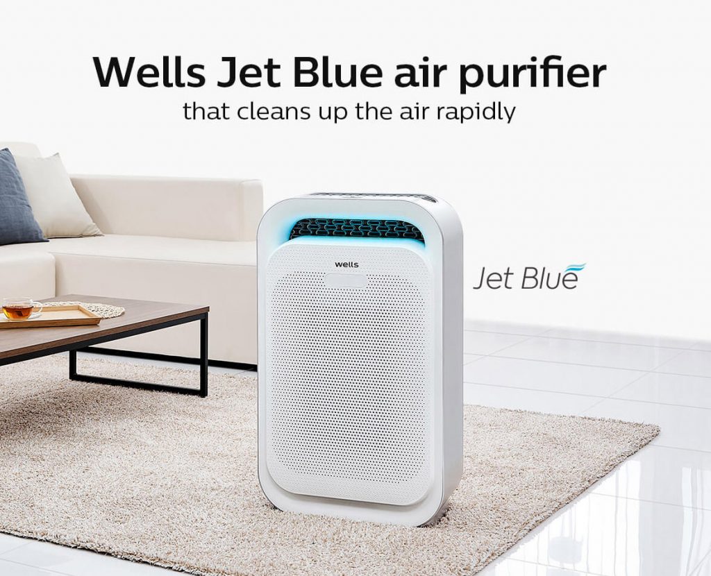 Wells Jet Blue Air Purifier Wells Singapore