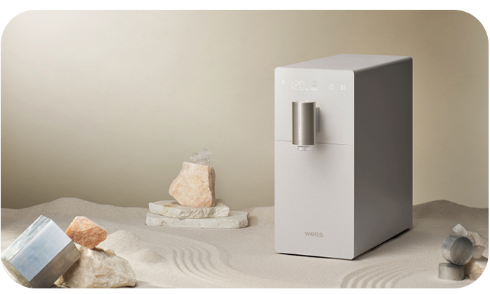 Mineral-inspired real-metal finish Solid, refined, and built to last
